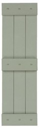 10 1/4" Closed Weave Board-N-Batten Vinyl Shutters