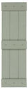 10 1/4" Closed Weave Board-N-Batten Vinyl Shutters