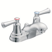 Premier® Bayview™ 4" Chrome Single Lever Lavatory Faucet With Pop-Up Assembly