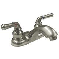 American Brass™ 4" Brushed Nickel Lever Handle Lavatory Faucet