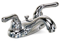 Premier® Sanibel™ 4" Chrome Lever Handle Lavatory Faucet With Pop-Up Assembly