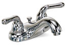 Premier® Sanibel™ 4" Chrome Lever Handle Lavatory Faucet With Pop-Up Assembly