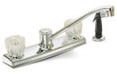 Premier&reg; Concord&trade; 8" Chrome 2 Handle Kitchen Faucet With Spray