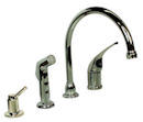 Premier&reg; Bayview&trade; 8" Chrome Single Lever Kitchen Faucet With Spray