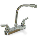 Ultra 8" Chrome Lever Handle Kitchen Faucet