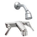 Ultra 8" Chrome Tub Faucet & Shower Diverter W/Lever Handles