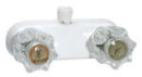 Phoenix® 4" White Shower Faucet w/Vacuum Breaker