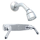 Ultra+8%26quot%3B+Chrome+Shower+Faucet+%26+Diverter+with+Lever+Handles