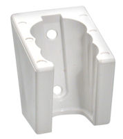 Phoenix® White Hand Held Shower Wall Bracket