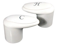 Phoenix® Catalina White Lever Faucet Handles
