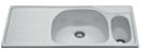 CorStone&reg; Wakefield 48" x 22" Acrylic Kitchen Sink with Microban&reg;