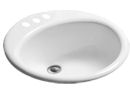 CorStone® Columbia 20" x 17" Oval Acrylic Lavatory Sink