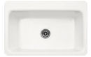 CorStone&reg; Coventry 33" x 22" x 10" Acrylic Kitchen Sink with Microban&reg;