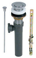 Lavatory Sink Pop-Up Assembly with Overflow