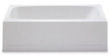 Lasco� 54" x 27" Right Drain Fiberglass Bathtub
