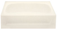Better Bath® 54" x 27" Almond Permalux Plus Bathtub