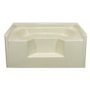 Lasco® 60" x 48" Almond Fiberglass Garden Tub
