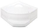 Better Bath® 54" x 54" White Right Drain Heavy Gauge ABS Corner Tub