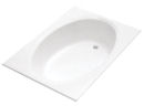 Better Bath® 60" x 42" White Heavy Gauge ABS Island Tub