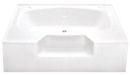 Better Bath® 60" x 46" White Heavy Gauge ABS Garden Tub