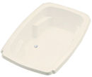 Better Bath® 64" x 42" Almond Heavy Gauge ABS Grecian Island Tub
