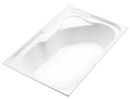 Better Bath® 64" x 42" White Heavy Gauge ABS Island Tub