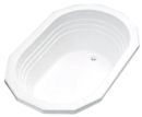 Better Bath® 64" x 42" Heavy Gauge ABS Ophelia Island Tub
