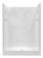 Maax® 54" x 27" White Fiberglass Sectional Shower