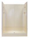 Maax® 54" x 27" Almond Fiberglass Sectional Shower