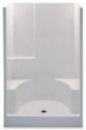 Lasco® 48" x 34" Fiberglass Sectional Shower W/Seats