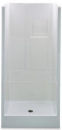 Lasco® 36" x 36" Fiberglass Sectional Shower