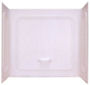 Better Bath 54" x 27" ABS 1 Piece Bathtub Wall Surround