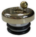 Flip-It® Polished Brass Bathtub Stopper