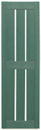 12" Open Weave Framed Board-N-Batten Vinyl Shutters