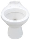White China Round Front Toilet Bowl