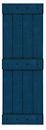 13 7/8" Closed Weave Board-N-Batten Vinyl Shutters