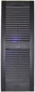 14 1/2" x 31" Black Open Louvered Vinyl Shutters