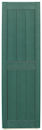 14 1/2" Closed Weave Framed Board-N-Batten Vinyl Shutters