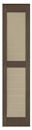 14 1/2" Two Tone Closed Shaker Panel Vinyl Shutters