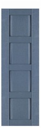 16 1/4" Classic Panel Vinyl Shutters