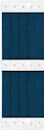 17 1/4" Two Tone Closed Weave Board-N-Batten Vinyl Shutters