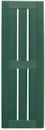 17 3/4" Open Weave Framed Board-N-Batten Vinyl Shutters