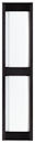 17 3/4" Two Tone Classic Panel Vinyl Shutters
