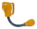 Camco Power Grip&trade; RV 15 Amp M to 30 Amp F Dogbone Adapter