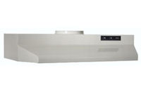 Broan® 30" Almond Vented Range Hood - Vertical Round Outlet
