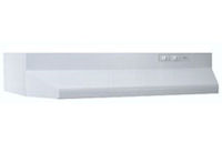 Broan&reg; 42" White Vented Range Hood - Rectangular Outlet