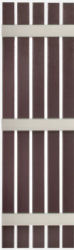 20" Two Tone Open Weave Board-N-Batten Vinyl Shutters