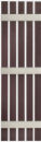 20" Two Tone Open Weave Board-N-Batten Vinyl Shutters