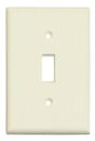 Almond Single Gang Wall Switch Plate