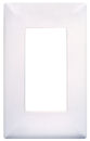 Pass & Seymour White Single Gang Snap-On Wall Switch/Receptacle Plate